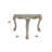 Keitha Transitional Square End Table with Wooden Scalloped Top & Apron-860059041