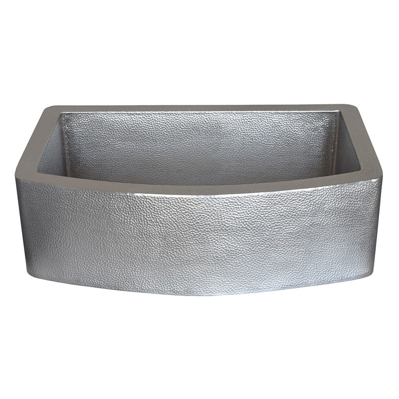 33" L x 21" W Kitchen Sink, Brushed Nickel