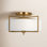 Fabric Semi Flush Mount