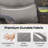 Smile 5-Pieces Outdoor Patio PE Wicker Conversation Set With 5" Thickness Cushions And Ottomans-120284904-120284905