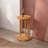 Solid Wood C Table – Round Minimalist End Table Design
