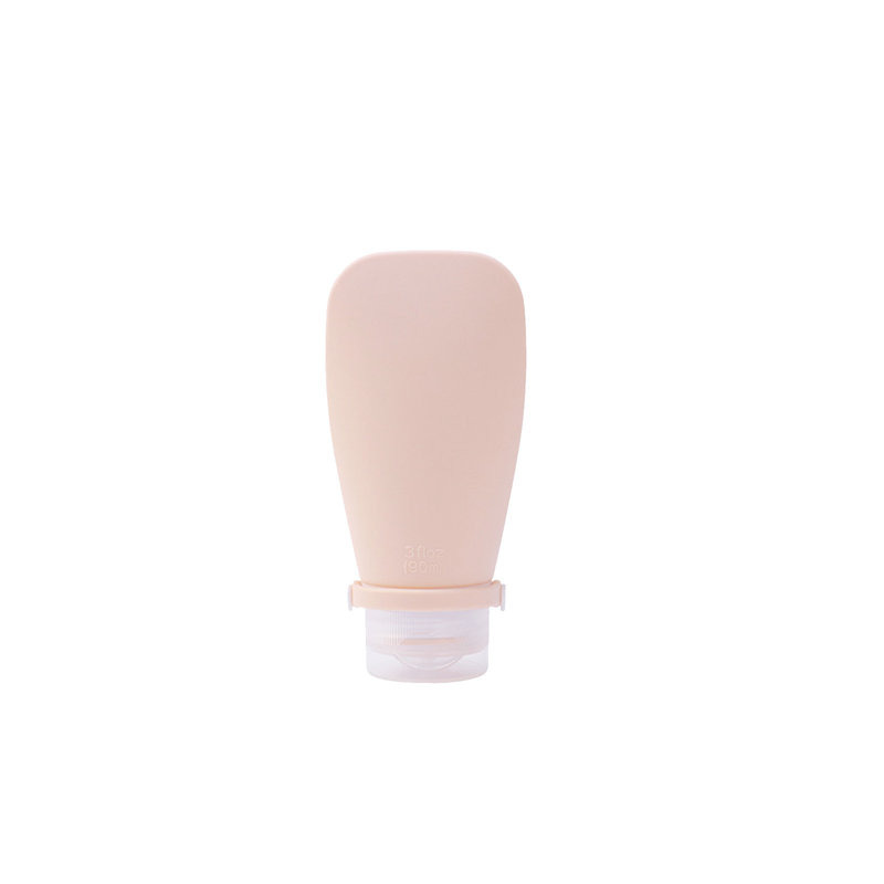 Bouteille d'eau 90 ml, échantillon de cosmétiques, bouteille vide, shampooing et gel pour la douche, extrusion, ensemble de bouteilles en plastique, lavage portable, couvercle rabattable pour une compression facile
