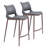 Upholstered Counter Stool with Metal Frame-1678078051