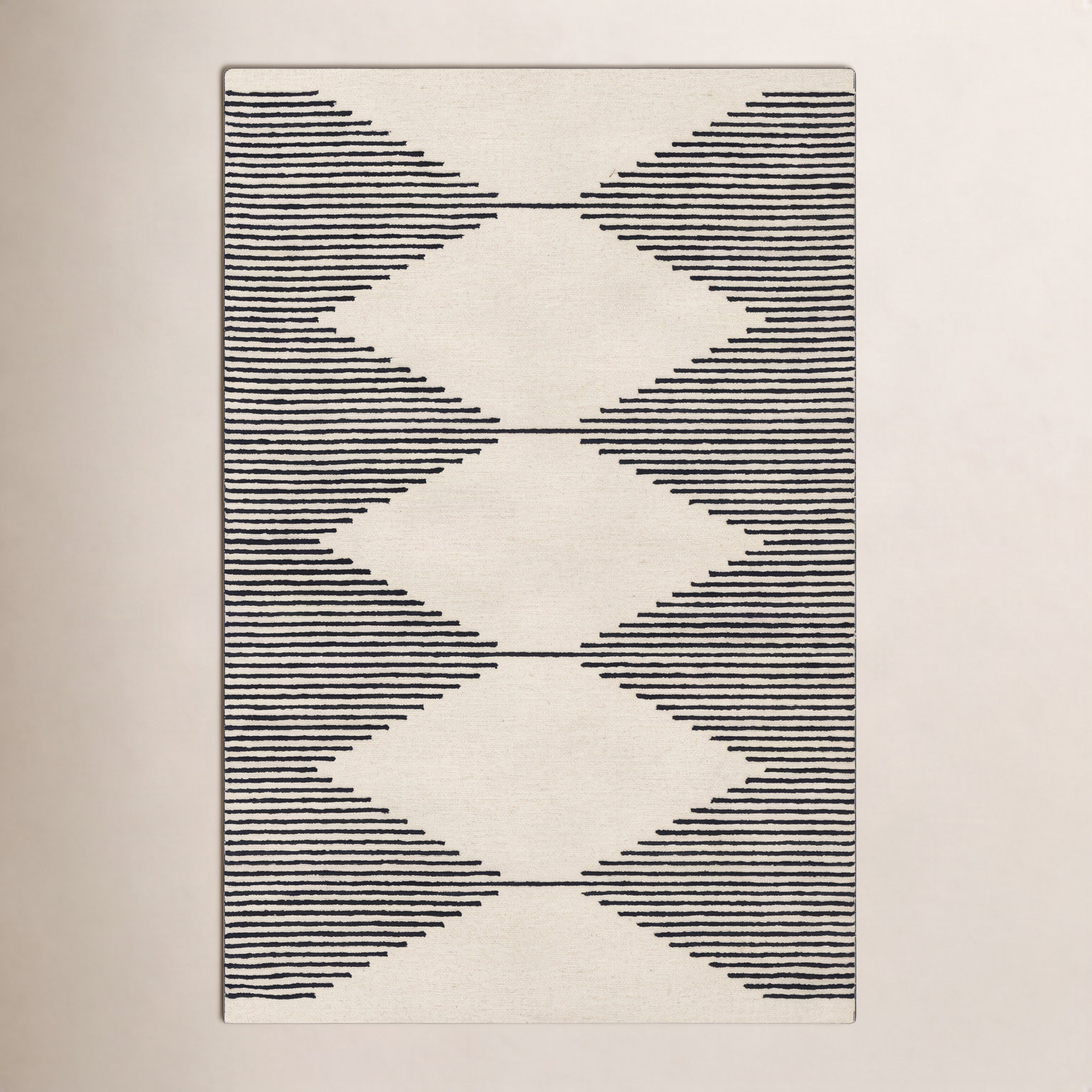 Mueller Hand-Tufted Rug, Rectangle 5' x 7'6"