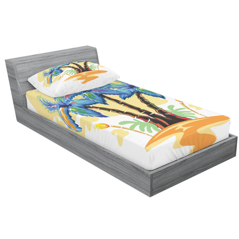 Microfiber Sheet Set, Twin XL Sheet Set with Fitted Sheet