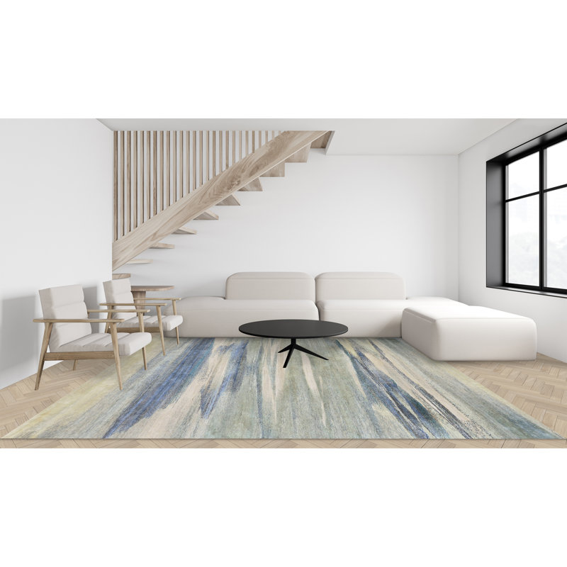 Abstract Area Rug, Rectangle 9' x 12'