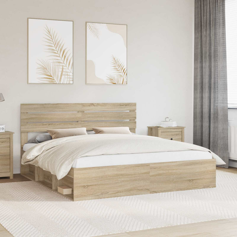 Solid Wood Bed, Sonoma, Super King (6')