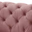 Fauteuil Chesterfield 39 po en velours gris et doré-115802624