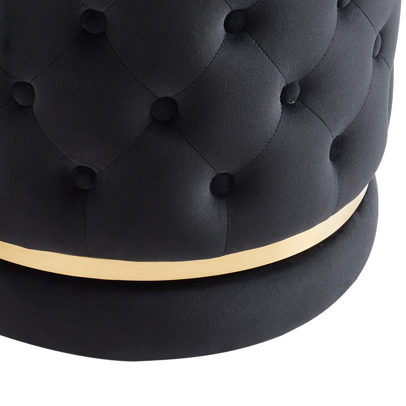 Repose-pieds Farrish 18 po, Noir
