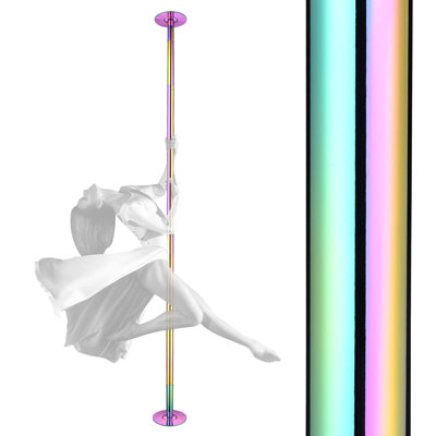 Yescom Professional Spinning Dancing Pole Kit 9.25FT for Party Club Exercise Fitness