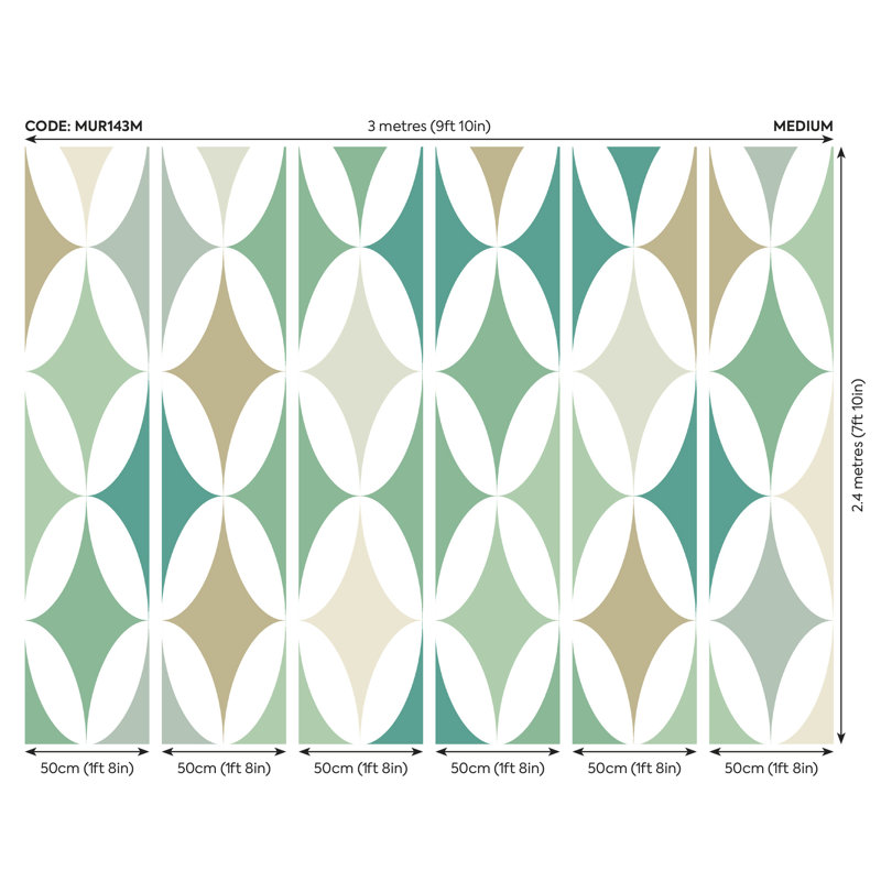 Stonegate Matte Wall Mural, 240 cm L x 300 cm W