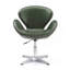 Fauteuil ballon pivotant rembourré en laine Raspberry-51336374