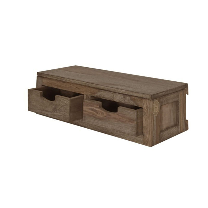Nature Rosewood Solid Wood Floating Shelf