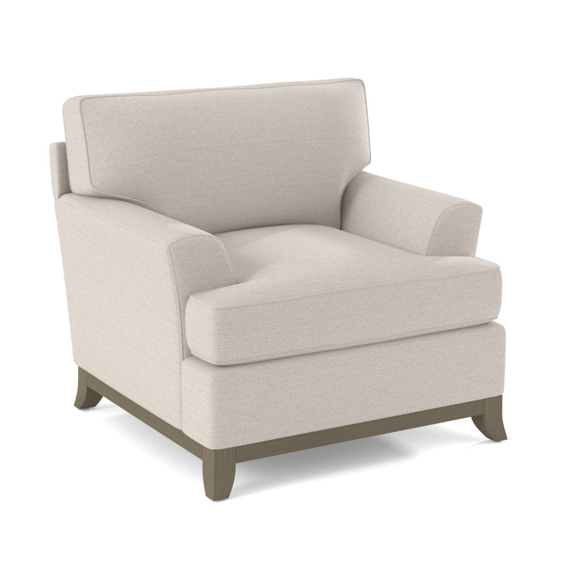 Oaks Way Armchair, White Textured Performance; 0865-91, Willow