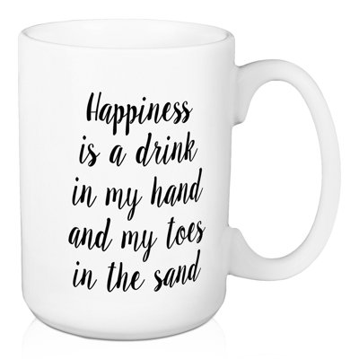 Grande tasse à café bonheur Comeaux