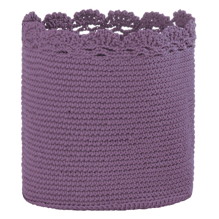 Heritage Lace Mode Crochet Fabric Basket & Reviews | Wayfair