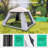 Gymax Instant Pop-up Tent 2-4 Person Camping Tent W/ Removable Rainfly & Carrying Bag