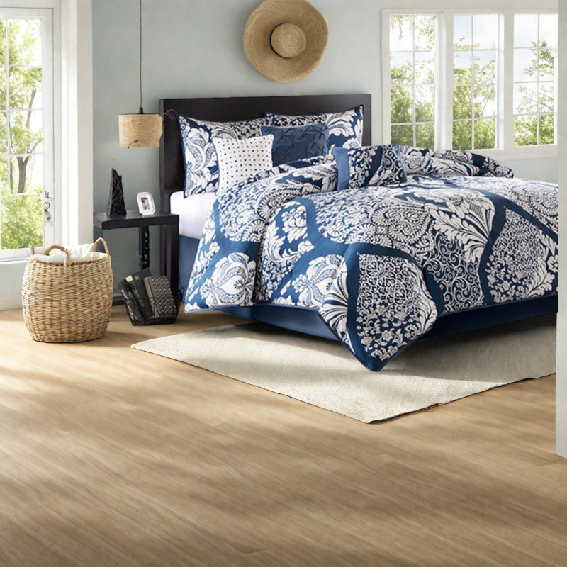 Transitional Comfort Bedding Sets, Cotton Sateen With Damask Design For Home