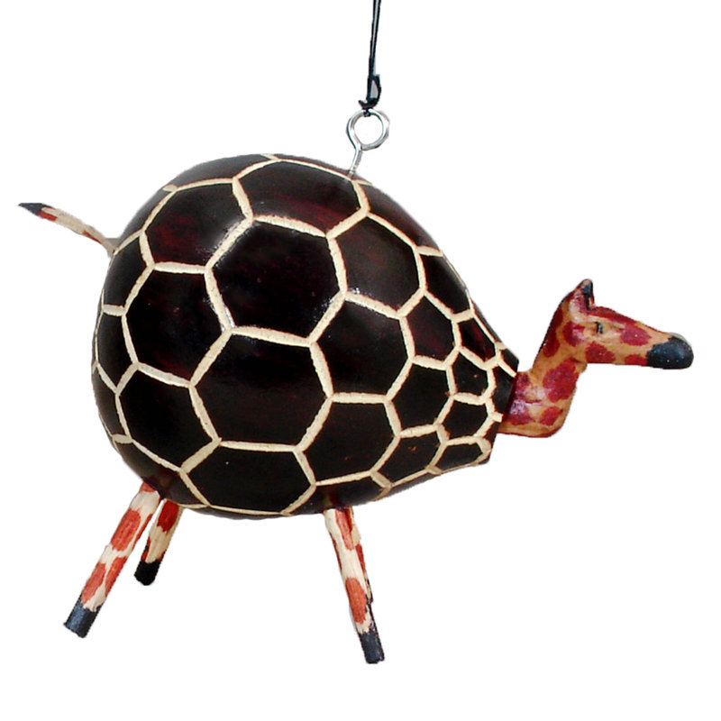 Figurine suspendue gourde giraffe bobblehead