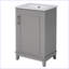 Petit meuble-lavabo moderne avec lavabo en céramique-102684994