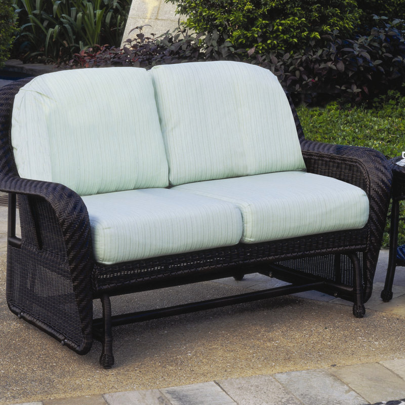 58'' Wide Loveseat with Cushions, Chocolate