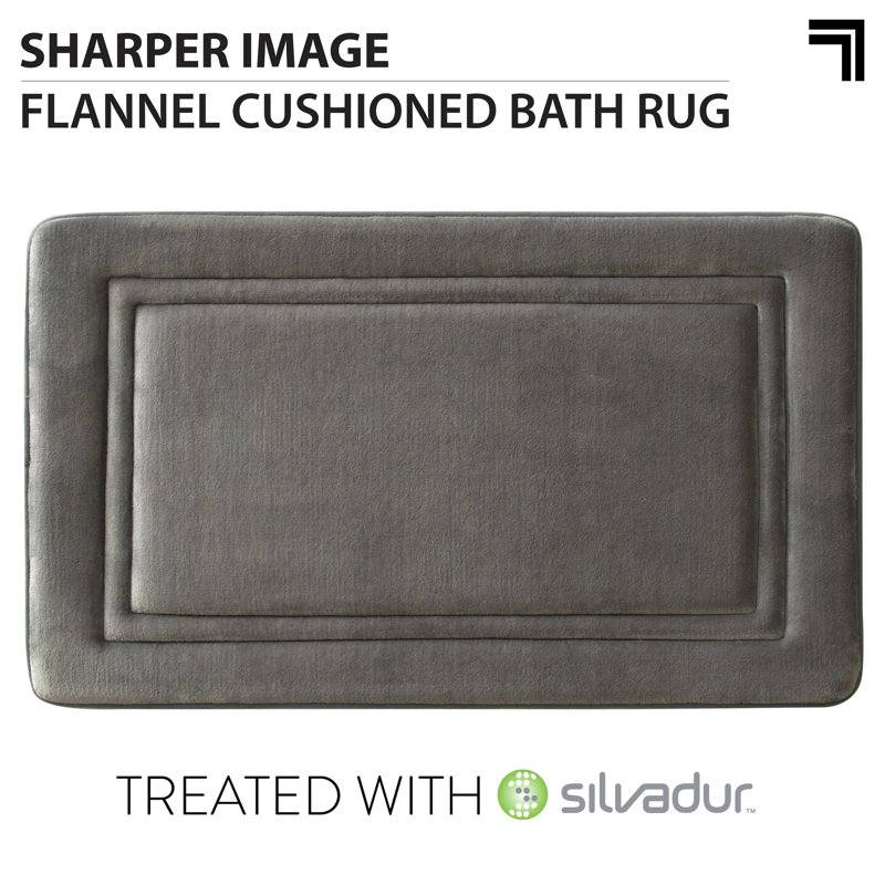 Tapis pour salle de bain Sharer Image Hotel, Gris foncé
