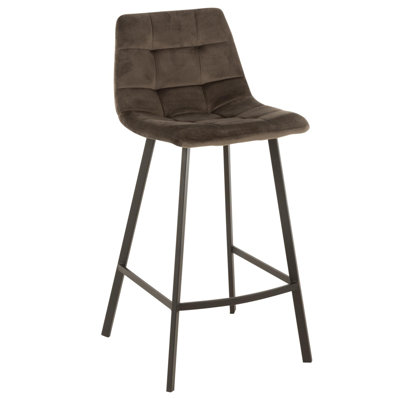 Gilbertson Upholstered Bar Stool with Steel Frame
