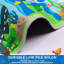 Anti-slip aquarium road map car track carpet-343350476