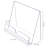 2 Piece Clear Acrylic Cookbook Holder Stand