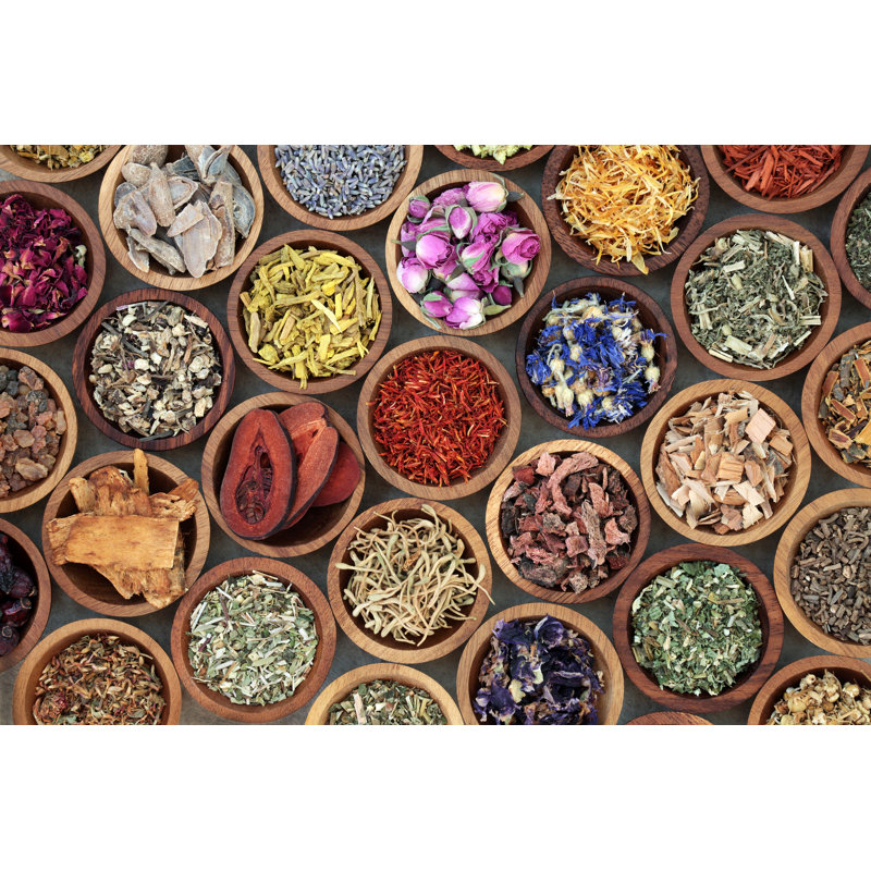 Herbs And Spices by Marilyna - Wrapped Canvas Print, 30cm H x 46cm W x 3.8cm D