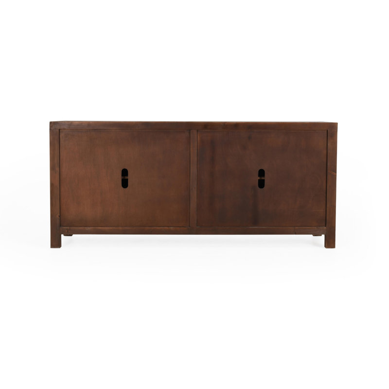 Astrid 174'' Solid Wood Sideboard, Brown