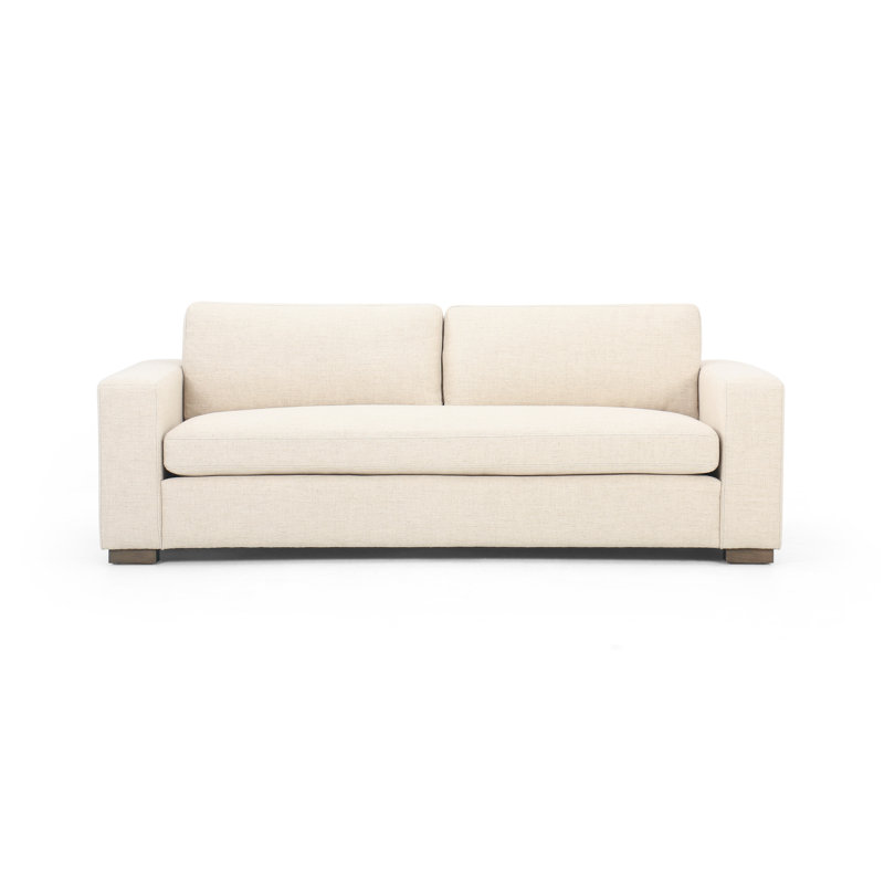 Boone 86" Sofa, Thames Cream Linen Blend