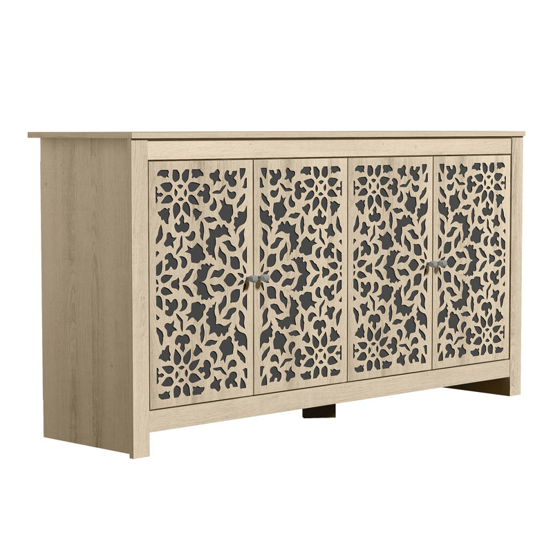 Culbreath Arrastia 4 Door Wide Sideboard, Oslo Oak