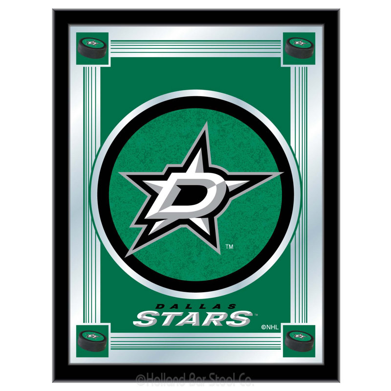 « logo mirror », impression encadrée NHL, Dallas Stars