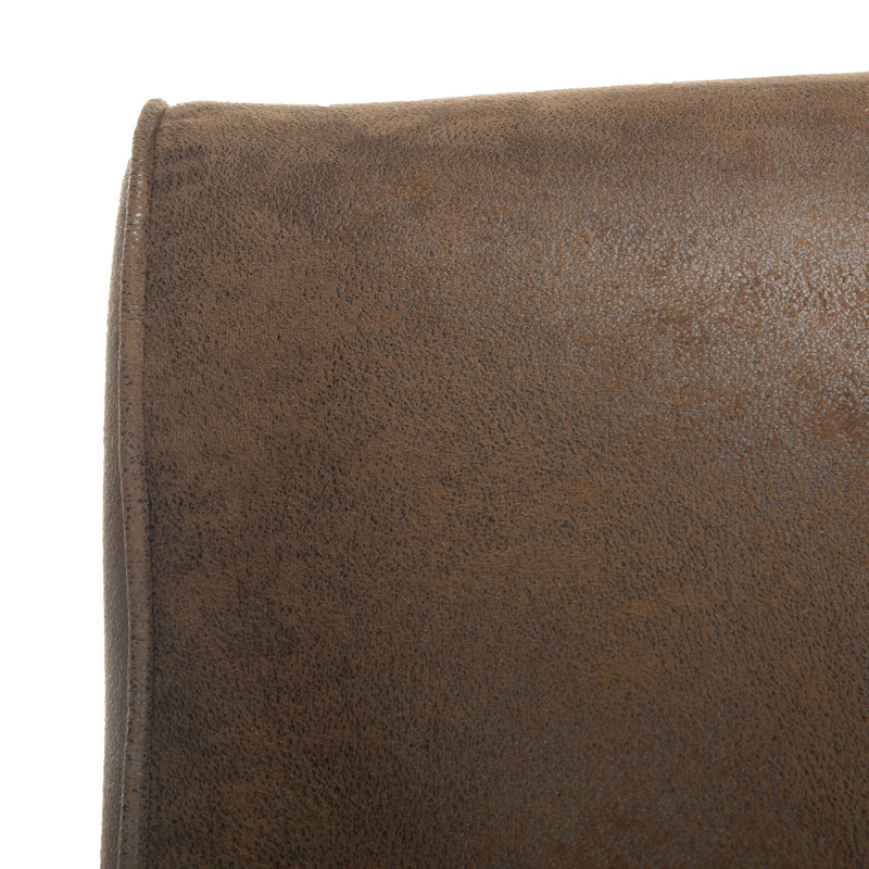 Chaise d'appoint Elegant Henn, Brown Faux Leather