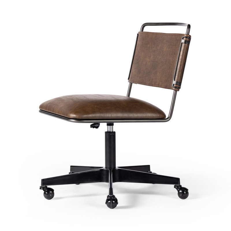 Wharton Swivel Task Chair, Brown