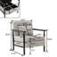 Chaise d'appoint moderne avec siège de rangement relevable, fauteuil de lecture rembourré en velours côtelé pour chambre à coucher, salon-642677944