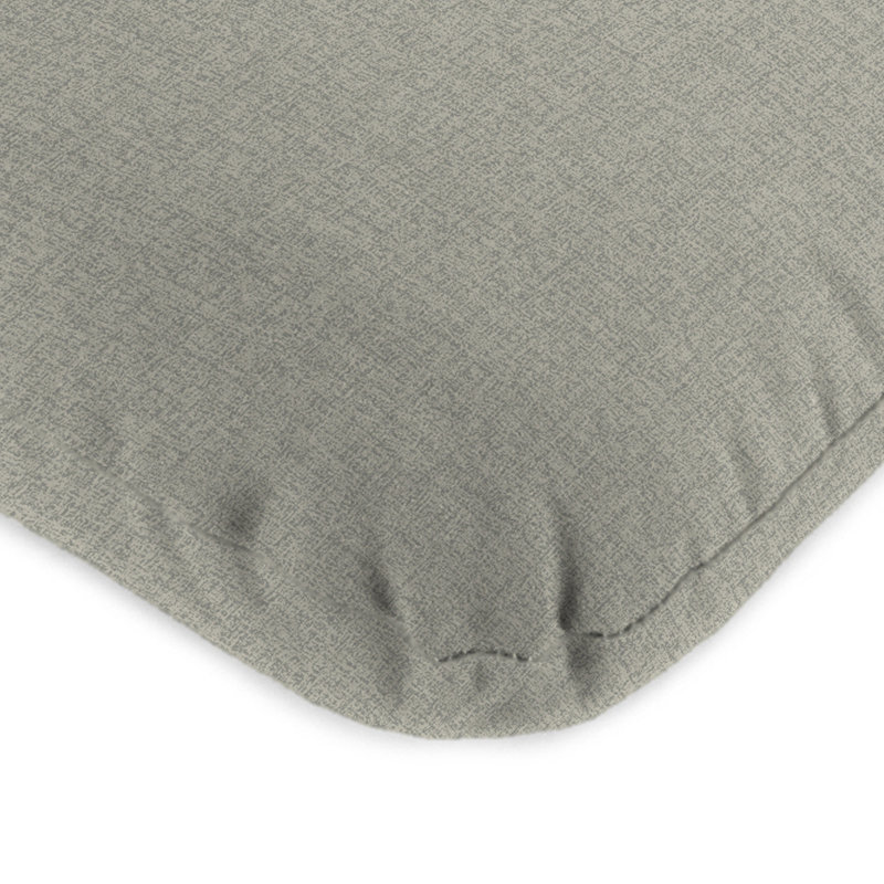 74" x 22" Outdoor Chaise Lounge Cushion with Ties and Loop, McHusk Stone