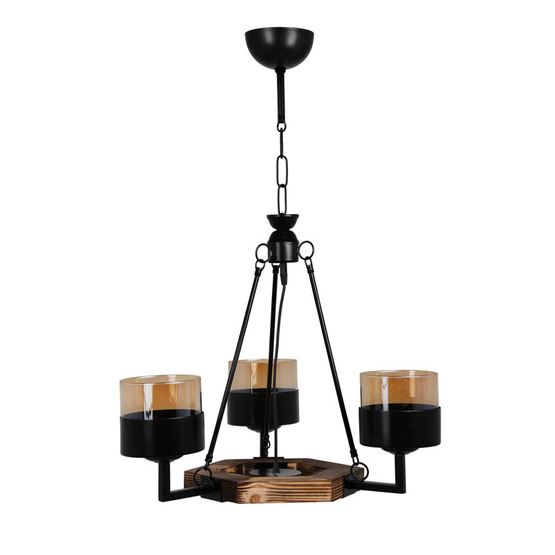 Fennell 3 - Light Shaded Chandelier