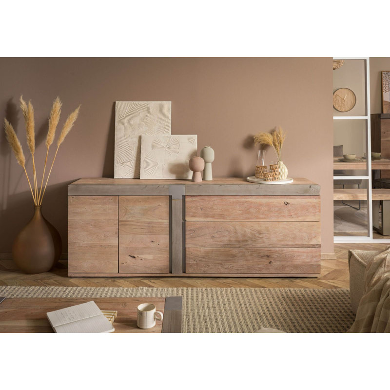 Amsterdam 200cm Solid Wood Sideboard