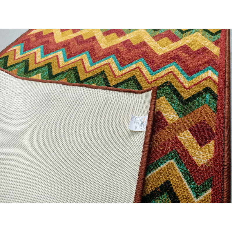 Leonidas Zig Zag Area Rug, Rectangle 80 x 150cm