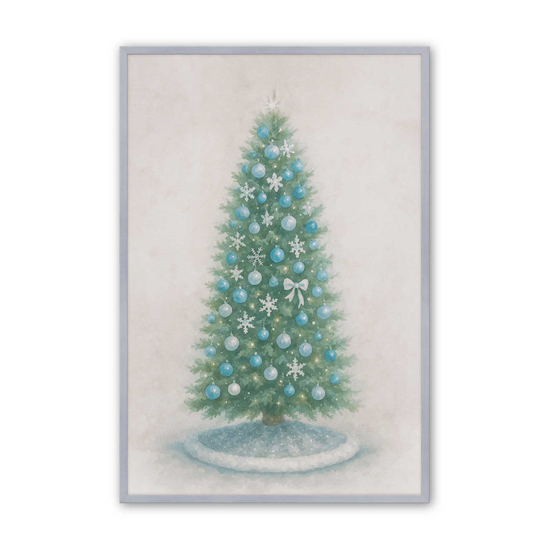 Frosted Elegance Art Print, 16" x 20", Polished Chrome