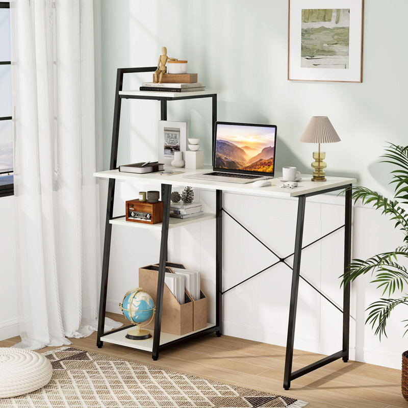 Metal Base Computer Desk