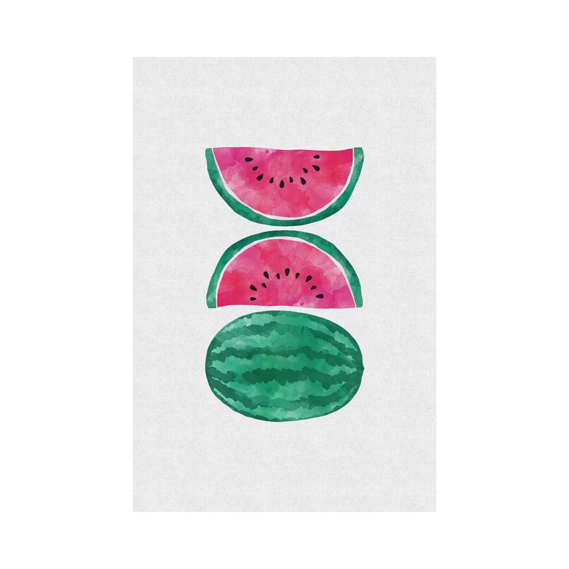 Watermelons by Orara Studio - Wrapped Canvas Gallery-Wrapped Canvas Giclée, 20.32 cm H x 30.48 cm W