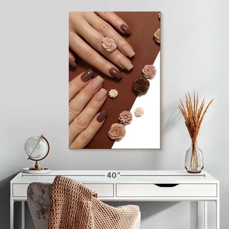 Shuttleworth Matte Brown Nails, 30" H x 20" W