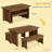 Farmhous Style Kitchen Table,3-Piece Dining Table,Computer Desk