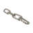 25X4" Pierced Metal 4-Chain Link Object-9789701