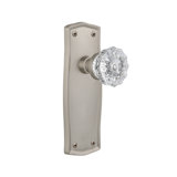 Prairie Plate with Crystal Door Knob