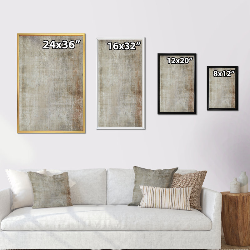 Art moderne gris et bleu II 2PT47716, Cadre noir, H 20 po x l 12 po x P 1 po