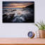 «Sunset At Two Lights» par Rick Berk, art mural en verre acrylique-101797065